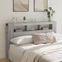 Cabecero LED madera ingeniería gris Sonoma 180x18,5x103,5 cm de , Cabeceros y pies de cama - Ref: Foro24-837363, Precio: 99,1...