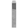 Cabecero LED madera ingeniería gris hormigón 180x18,5x103,5 cm de , Cabeceros y pies de cama - Ref: Foro24-837361, Precio: 92...