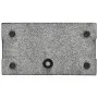 Base de sombrilla de granito rectangular negro 25 kg de vidaXL, Bases para sombrillas - Ref: Foro24-45067, Precio: 72,61 €, D...