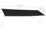 Toldo retráctil 350x150 cm gris antracita de vidaXL, Toldos - Ref: Foro24-143762, Precio: 62,13 €, Descuento: %