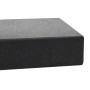 Base de sombrilla de granito rectangular negro 25 kg de vidaXL, Bases para sombrillas - Ref: Foro24-45067, Precio: 84,66 €, D...