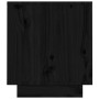 Mueble de TV madera maciza de pino negro 140x35x40 cm de , Muebles TV - Ref: Foro24-840414, Precio: 111,21 €, Descuento: %