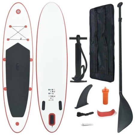 Red and White Inflatable Paddle Board Set by vidaXL, Paddleboards - Ref: Foro24-91581, Price: 182,50 €, Discount: %