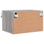 Mesitas de noche de pared con luces LED 2 unidades gris Sonoma de , Mesitas de noche - Ref: Foro24-836837, Precio: 74,39 €, D...