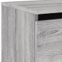 Mesitas de noche de pared con luces LED 2 unidades gris Sonoma de , Mesitas de noche - Ref: Foro24-836837, Precio: 74,39 €, D...