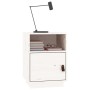 Mesita de noche madera maciza de pino blanco 40x34x55 cm de vidaXL, Mesitas de noche - Ref: Foro24-818317, Precio: 41,68 €, D...