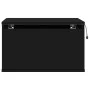Wall bedside table with black LED lights by , Nightstands - Ref: Foro24-836828, Price: 57,14 €, Discount: %