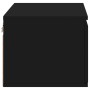 Mesita de noche de pared con luces LED negro de , Mesitas de noche - Ref: Foro24-836828, Precio: 58,70 €, Descuento: %