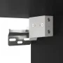Mesita de noche de pared con luces LED negro de , Mesitas de noche - Ref: Foro24-836828, Precio: 57,14 €, Descuento: %