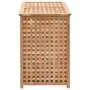 Cesto para la ropa sucia madera maciza de nogal 87,5x46x67 cm de vidaXL, Cestas para ropa - Ref: Foro24-247604, Precio: 172,7...