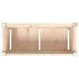 Jardineras de exterior con patas 2 uds madera maciza de pino de , Maceteros y jardineras - Ref: Foro24-837555, Precio: 73,58 ...