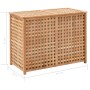 Cesto para la ropa sucia madera maciza de nogal 87,5x46x67 cm de vidaXL, Cestas para ropa - Ref: Foro24-247604, Precio: 158,1...