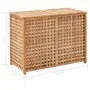 Cesto para la ropa sucia madera maciza de nogal 87,5x46x67 cm de vidaXL, Cestas para ropa - Ref: Foro24-247604, Precio: 172,7...