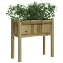 Jardinera con patas madera de pino impregnada 70x31x70 cm de , Maceteros y jardineras - Ref: Foro24-837562, Precio: 57,26 €, ...