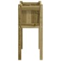 Jardinera con patas madera de pino impregnada 70x31x70 cm de , Maceteros y jardineras - Ref: Foro24-837562, Precio: 58,08 €, ...