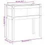 Jardinera con patas madera de pino impregnada 70x31x70 cm de , Maceteros y jardineras - Ref: Foro24-837562, Precio: 57,26 €, ...