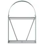 Leñero de acero galvanizado verde 80x45x120 cm de , Bolsas y soportes de leña - Ref: Foro24-364539, Precio: 47,23 €, Descuent...