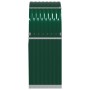 Leñero de acero galvanizado verde 80x45x120 cm de , Bolsas y soportes de leña - Ref: Foro24-364539, Precio: 47,82 €, Descuent...