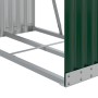 Leñero de acero galvanizado verde 80x45x120 cm de , Bolsas y soportes de leña - Ref: Foro24-364539, Precio: 47,82 €, Descuent...