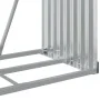 Leñero de acero galvanizado verde 80x45x120 cm de , Bolsas y soportes de leña - Ref: Foro24-364539, Precio: 47,23 €, Descuent...