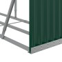 Leñero de acero galvanizado verde 234x45x100 cm de , Bolsas y soportes de leña - Ref: Foro24-364545, Precio: 65,07 €, Descuen...