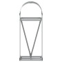 Leñero de acero galvanizado gris claro 40x45x100 cm de , Bolsas y soportes de leña - Ref: Foro24-364547, Precio: 42,20 €, Des...