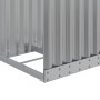 Leñero de acero galvanizado gris claro 40x45x100 cm de , Bolsas y soportes de leña - Ref: Foro24-364547, Precio: 42,20 €, Des...