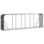 Leñero de acero galvanizado gris antracita 300x45x100 cm de , Bolsas y soportes de leña - Ref: Foro24-364566, Precio: 87,06 €...