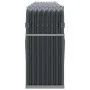 Leñero de acero galvanizado gris antracita 300x45x100 cm de , Bolsas y soportes de leña - Ref: Foro24-364566, Precio: 82,95 €...