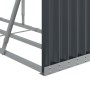 Leñero de acero galvanizado gris antracita 300x45x100 cm de , Bolsas y soportes de leña - Ref: Foro24-364566, Precio: 87,06 €...
