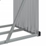 Leñero de acero galvanizado gris antracita 300x45x100 cm de , Bolsas y soportes de leña - Ref: Foro24-364566, Precio: 87,06 €...
