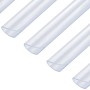 Clips para malla de jardín 100 unidades PVC transparente de vidaXL, Accesorios para rejas y vallas - Ref: Foro24-45476, Preci...