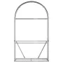Leñero de acero galvanizado marrón 120x45x210 cm de , Bolsas y soportes de leña - Ref: Foro24-364572, Precio: 64,90 €, Descue...