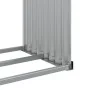 Leñero de acero galvanizado marrón 120x45x210 cm de , Bolsas y soportes de leña - Ref: Foro24-364572, Precio: 64,90 €, Descue...