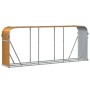 Leñero de acero galvanizado marrón claro 234x45x100 cm de , Bolsas y soportes de leña - Ref: Foro24-364585, Precio: 61,70 €, ...