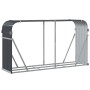 Leñero de acero galvanizado gris antracita 180x45x100 cm de , Bolsas y soportes de leña - Ref: Foro24-364564, Precio: 56,05 €...