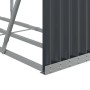 Leñero de acero galvanizado gris antracita 180x45x100 cm de , Bolsas y soportes de leña - Ref: Foro24-364564, Precio: 56,05 €...