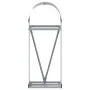 Leñero de acero galvanizado plateado 40x45x100 cm de , Bolsas y soportes de leña - Ref: Foro24-364587, Precio: 42,01 €, Descu...