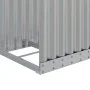 Leñero de acero galvanizado plateado 40x45x100 cm de , Bolsas y soportes de leña - Ref: Foro24-364587, Precio: 42,01 €, Descu...