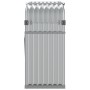 Leñero de acero galvanizado plateado 120x45x100 cm de , Bolsas y soportes de leña - Ref: Foro24-364593, Precio: 47,94 €, Desc...