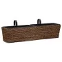 Conjunto de jardineras 2 piezas jacinto de agua marrón de vidaXL, Maceteros y jardineras - Ref: Foro24-45581, Precio: 103,12 ...