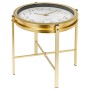 Home&Styling Mesita auxiliar con reloj dorada de , Mesas auxiliares - Ref: Foro24-447476, Precio: 50,26 €, Descuento: %
