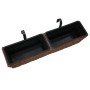 Conjunto de jardineras 2 piezas jacinto de agua marrón de vidaXL, Maceteros y jardineras - Ref: Foro24-45581, Precio: 97,68 €...