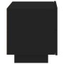 Mesita de noche con luces LED negro 70x36x40,5 cm de , Mesitas de noche - Ref: Foro24-836778, Precio: 73,27 €, Descuento: %