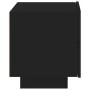 Mesita de noche con luces LED negro 70x36x40,5 cm de , Mesitas de noche - Ref: Foro24-836778, Precio: 72,12 €, Descuento: %