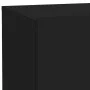 Mesita de noche con luces LED negro 70x36x40,5 cm de , Mesitas de noche - Ref: Foro24-836778, Precio: 72,12 €, Descuento: %