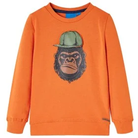 Sudadera infantil naranja oscuro 140 de , Camisetas para niños - Ref: Foro24-13198, Precio: 11,24 €, Descuento: %