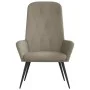 Sillón de relax de terciopelo gris claro de , Sillones - Ref: Foro24-341194, Precio: 88,32 €, Descuento: %