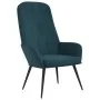 Sillón de relax de terciopelo azul de , Sillones - Ref: Foro24-341204, Precio: 102,93 €, Descuento: %