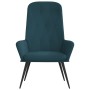Sillón de relax de terciopelo azul de , Sillones - Ref: Foro24-341204, Precio: 104,62 €, Descuento: %
